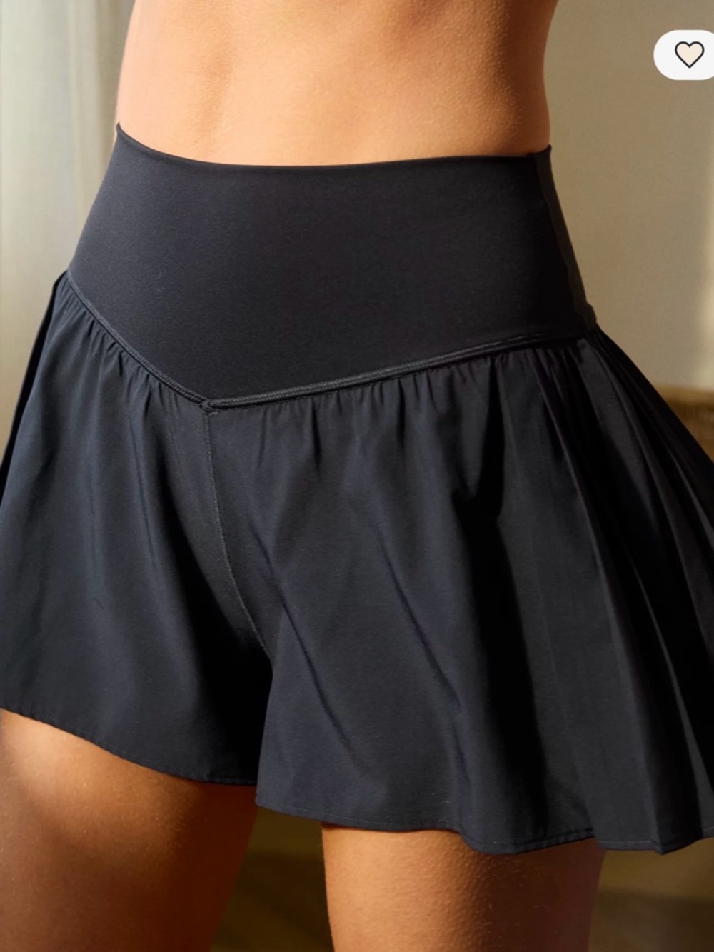 Aerie-OFFLINE Real Me Pleated Flowy Shorts Size S